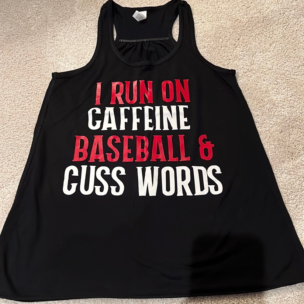 Baseball Racer Back Tank
